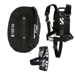 ScubaPro S-TEK Donut Wing 30 with Pro Harness and Single Tank Adapter