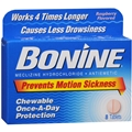 Bonine Motion Sickness Relief Chewable Tablets