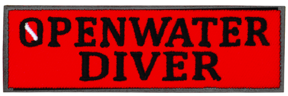Innovative Emroidered Openwater Diver Patch