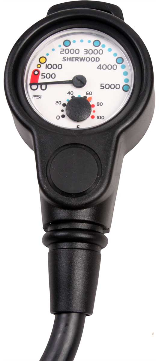 Sherwood Pressure Gauge With Hose and Boot