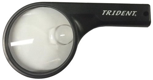 Trident Underwater 2x Magnifier With 4x Mini and Cover