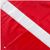 Nylon Dive Flag with Grommets 14x16