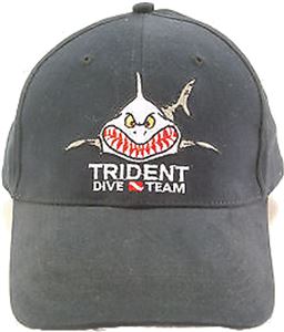 Trident Dive Team Black Baseball Cap