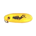 Trident Yellow Scuba Divers Imprint Key Float