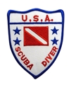 Trident USA Scuba Diver Flag Patch