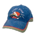 Trident Embroidered Scuba Diver Blue Denim Hat