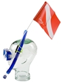 Trident Snorkel Attached Dive Flag