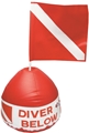 Innovative Diver Below Inflatable Buoy Base with Flag