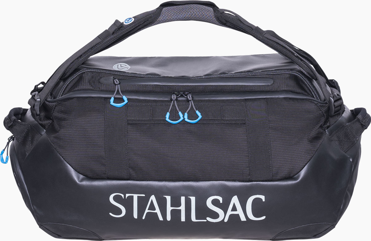 フラワーB ブルーグレイ Stahlsac STEEL Duffelbag by Stahlsac バッグ