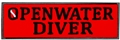 Innovative Emroidered Openwater Diver Patch