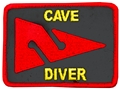 Innovative Emroidered Cave Diver Patch