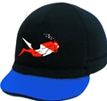 Squidwear 2mm Neoprene Squid Cap with Diver Image