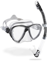 Cressi Big Eyes Evolution & Alpha Ultra Dry Mask Snorkel Set