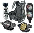 Cressi Start BCD Regulator Octo and Gauge Package