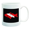 Innovative Faded Fish Coffee Mug