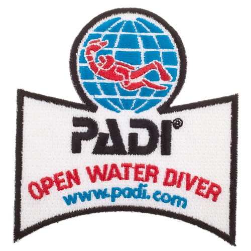 PADI U/W underwater Hunter Scuba Diver Patch 