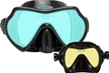 Seadive Eagleye TrueColor-HD Yellow Inside Mask