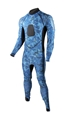Tilos 5.5oz Camo Blue Spearfishing Skin Suit
