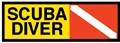 High Gloss Scuba Diver Sticker