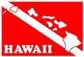 Trident Hawaiian Islands Dive Flag Sticker