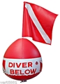 Trident Inflatable Surface Float With Dive Flag