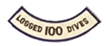 Logged 100 Dives Patch