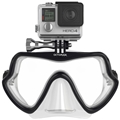 OctoMask GoPro Mount Wide Face Dive Mask