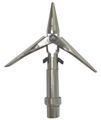 Trident 6mm Double Wing Rock Tip with Keeper
