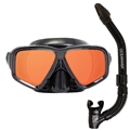 Oceanways SeeSharp Dry Snorkel and Mask Combo