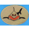 Trident Sharky Smiling Shark Tooth Patch
