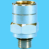 1/4 NPT Female to 3/8 NPT Male Regulator Chromed Adapter