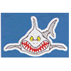 Sharky Shark With Toothy Smile Sticker