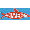 Trident Shark Diver Bumper Stickers