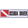 Trident Scuba Diver Dive Flag Bumper Sticker