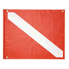 Trident Nylon Dive Flag With Metal Stiffener 14x16 inches