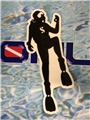 ScubaPro Die Cut Diver Sticker