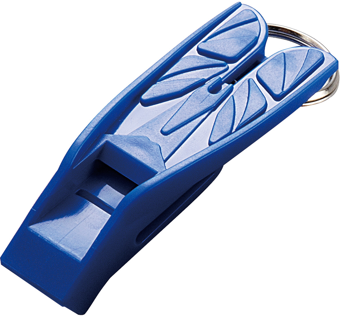 IST WH04 Split Fin Shaped Whistle Keychain