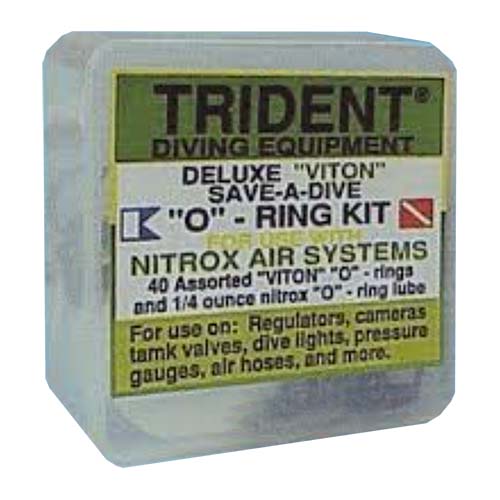 Trident Deluxe Viton Save-A-Dive O-Ring Kit and Lube