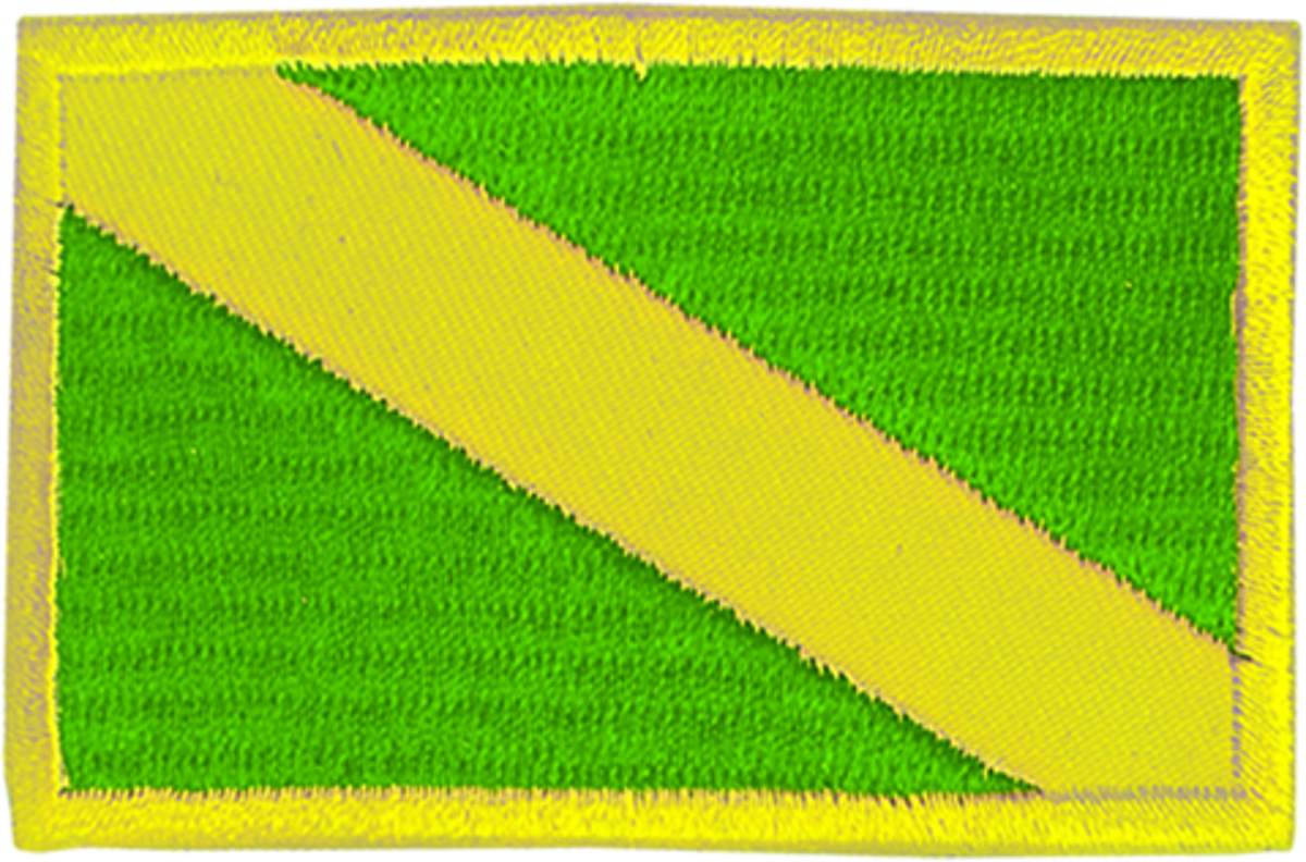 Innovative Embroidered Small Nitrox Dive Flag Patch
