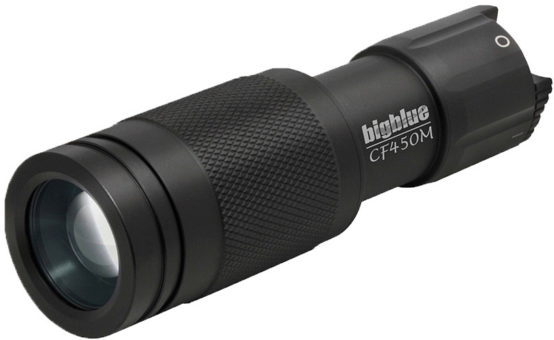 Bigblue 450 Lumen Mini Focusable Light with Glove and Batteries