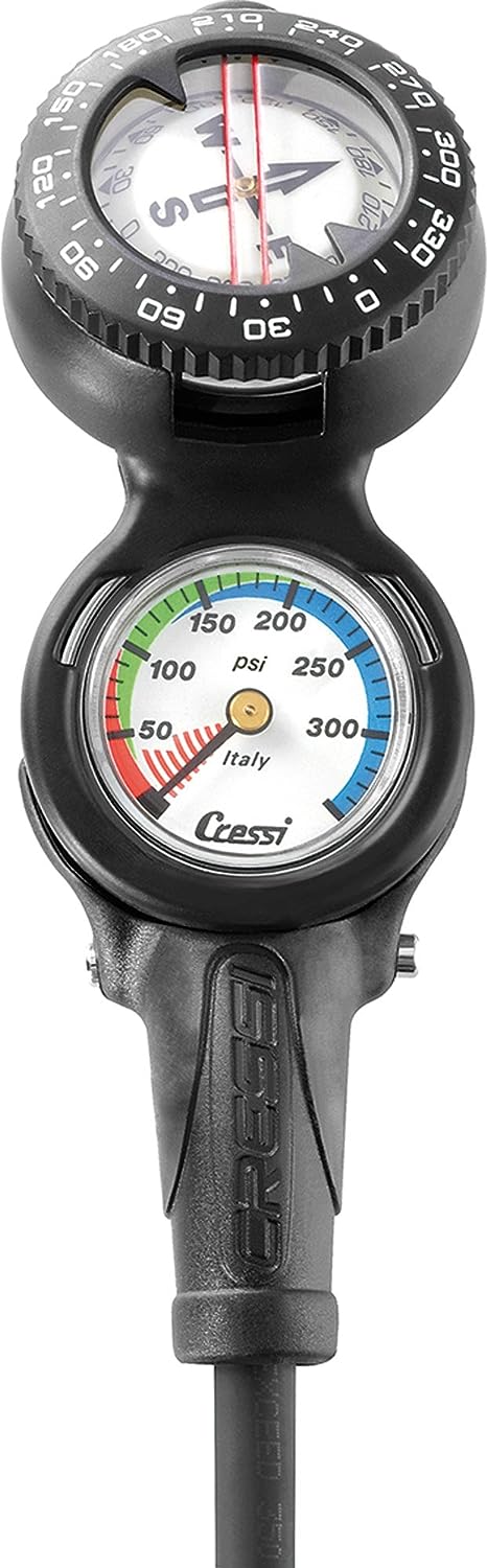 Cressi CP2 Compass and Pressure Gauge Console