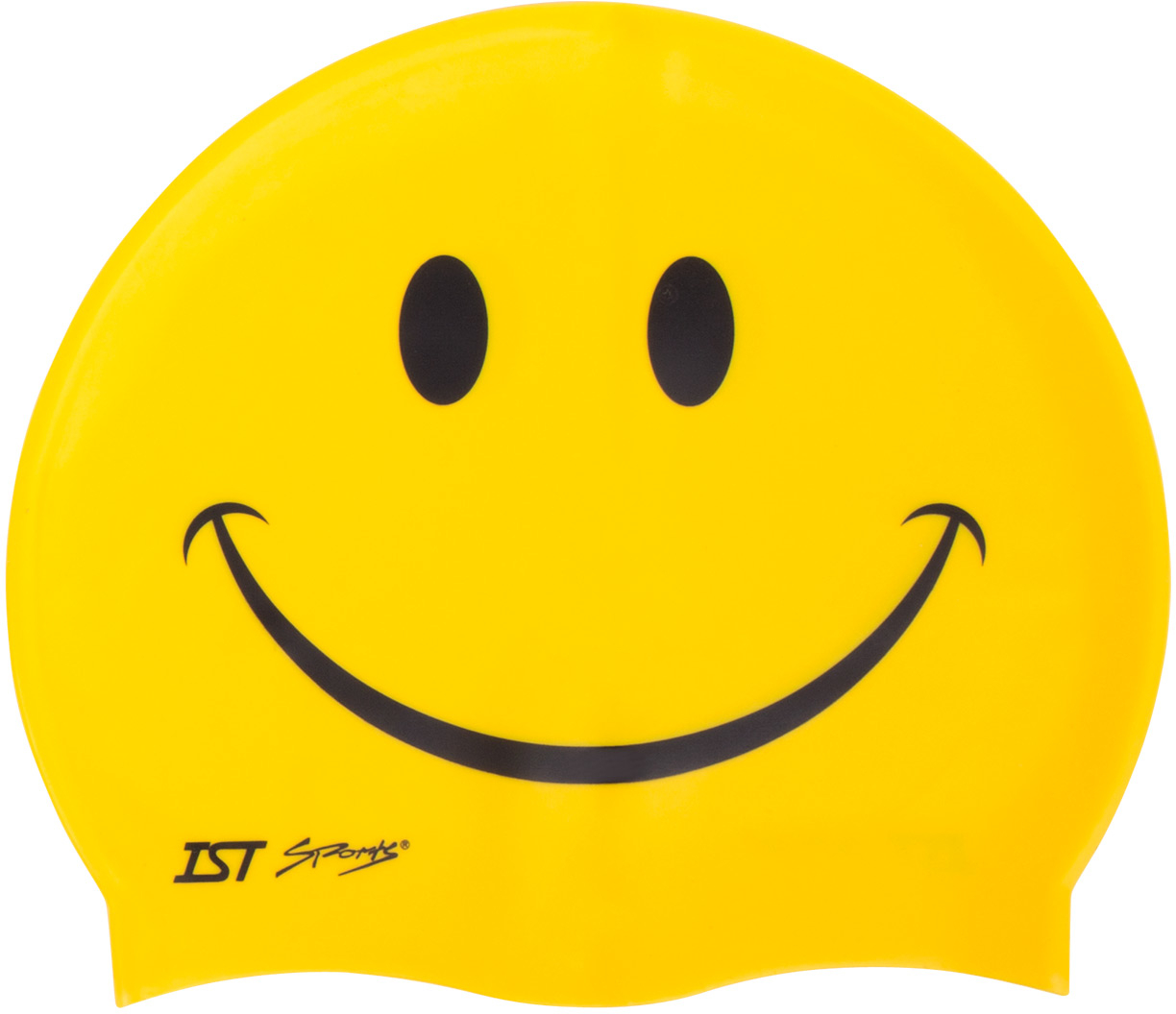IST Silicone Smiley Face Swimming Cap