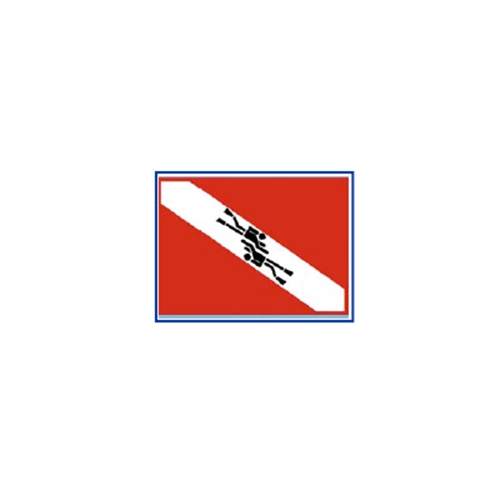Trident Dive Flag Sticker