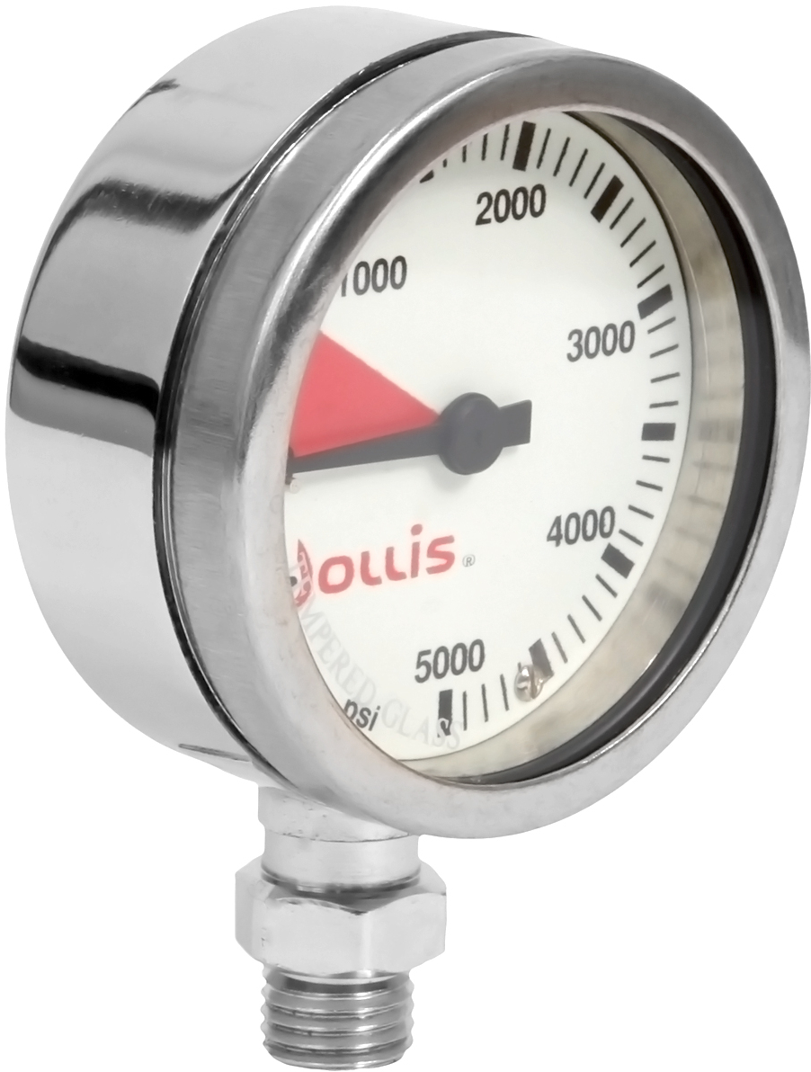 Hollis Brass PSI Pressure Gauge Module
