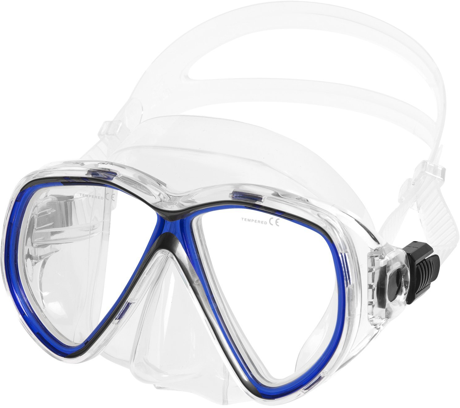 IST Martinique Twin Lens Mask - Clear Blue
