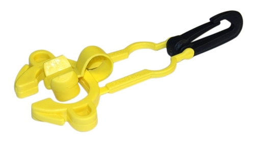 ScubaPro Yellow Octopus Retainer and Plug with Clip