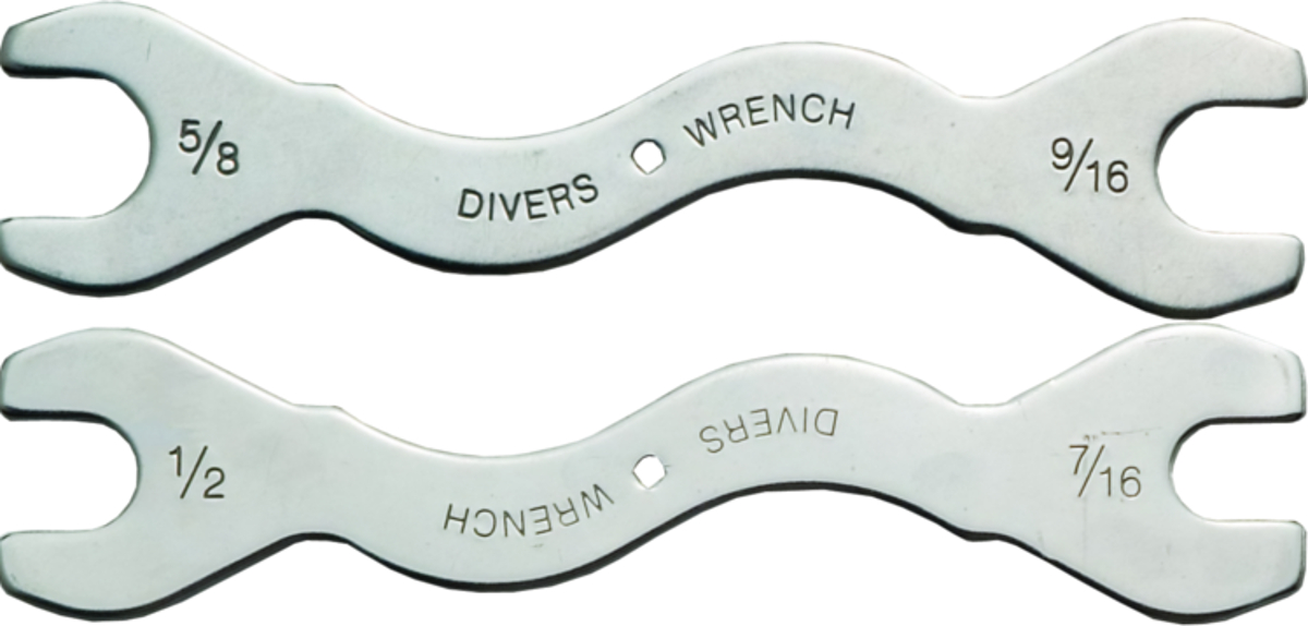 Innovative Stainless Steel Scuba Wrench Set