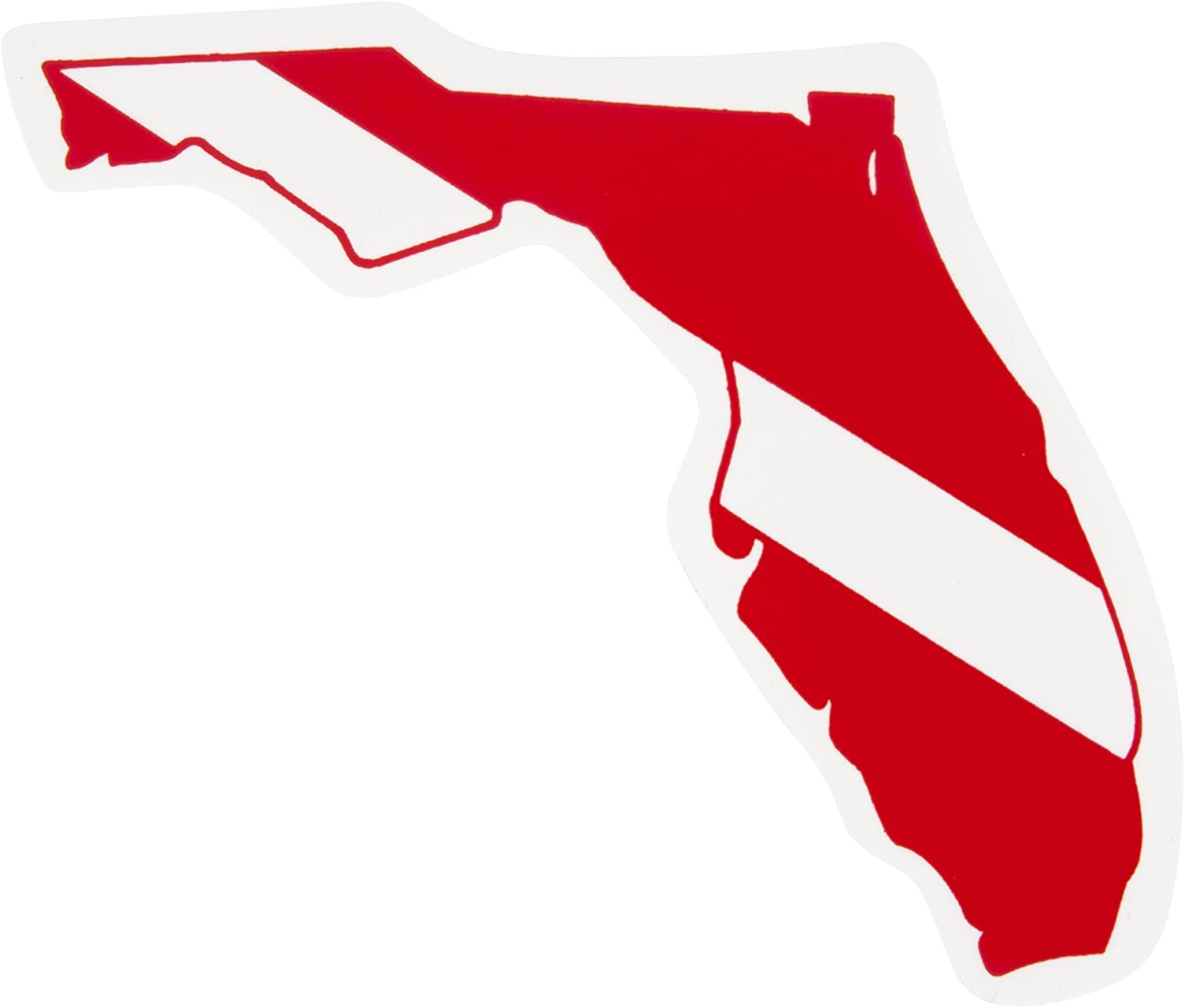 Trident Large Florida State Dive Flag Sticker