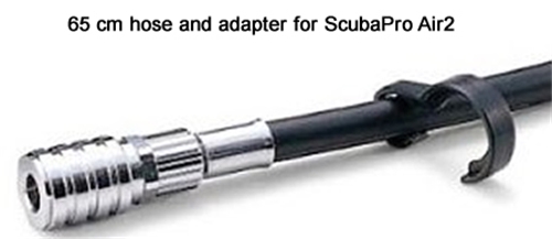 ScubaPro Low Pressure Hose &amp; Adapter For Air2 Inflator