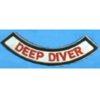 Trident Deep Diver Scuba Dive Patch